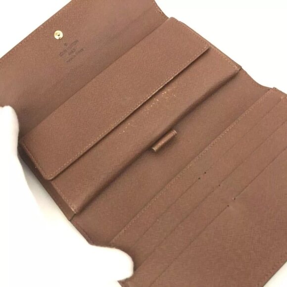 557220AY (L3) Louis Vuitton Wallet Long Brown Monogram - Picture 5 of 9